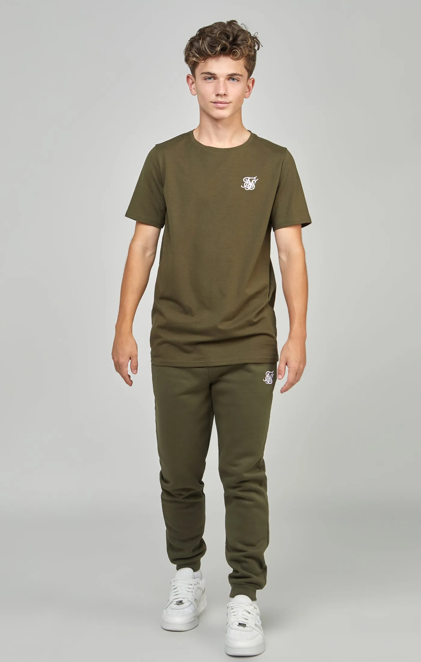 Boys Khaki Essentials T-Shirt sold by Siksilk product image thumbnail 3