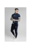 SikSilk Allure Straight Hem Gym Tee - Navy sold by Siksilk