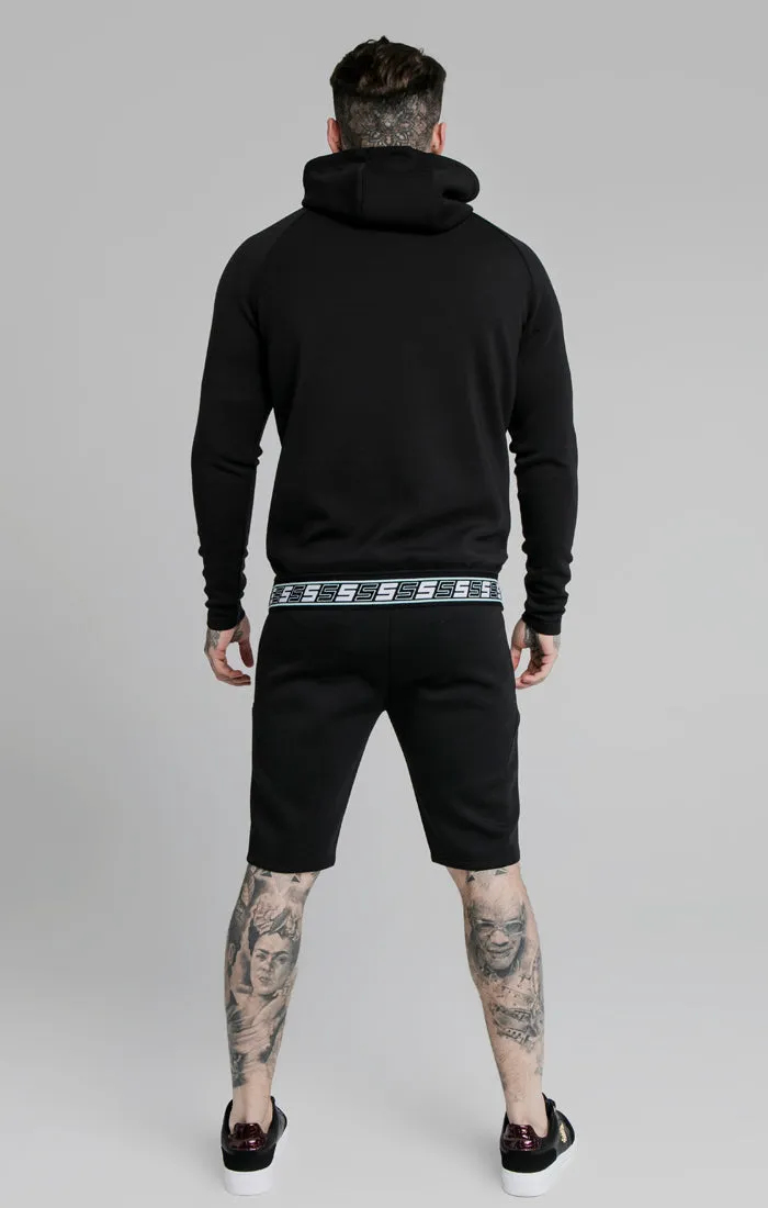Black Tape Zip-Thru Hoodie sold by Siksilk product image thumbnail 5