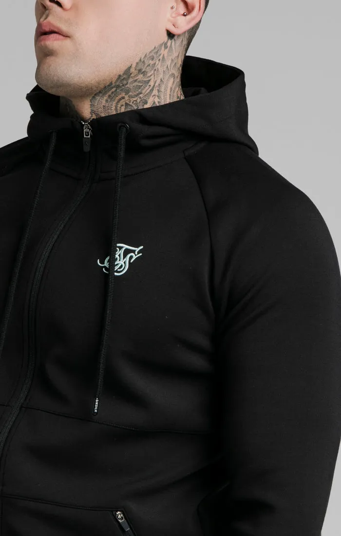 Black Tape Zip-Thru Hoodie sold by Siksilk product image thumbnail 2