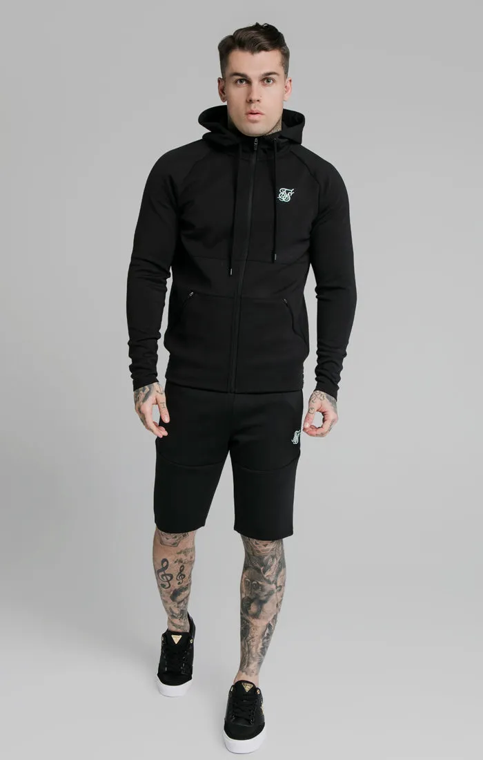 Black Tape Zip-Thru Hoodie sold by Siksilk product image thumbnail 3