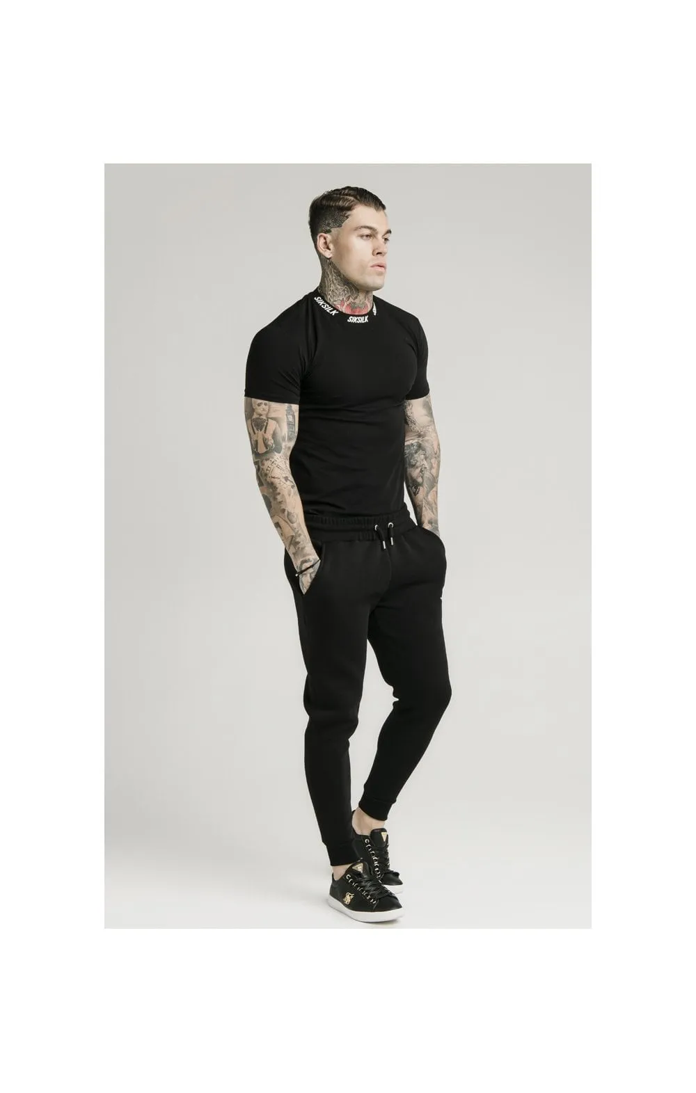 SikSilk Muscle Fit Jogger – Black sold by Siksilk product image thumbnail 5