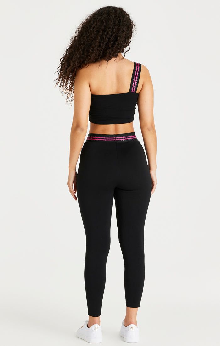 Black Tape Track Pant sold by Siksilk product image thumbnail 7