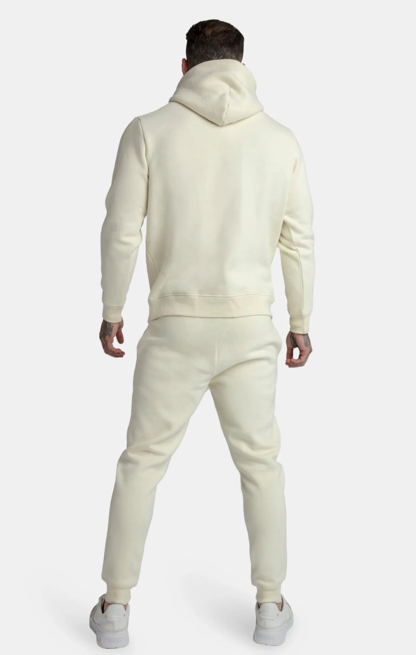 Messi x SikSilk Ecru Embroidered Cuff Pant sold by Siksilk product image thumbnail 5