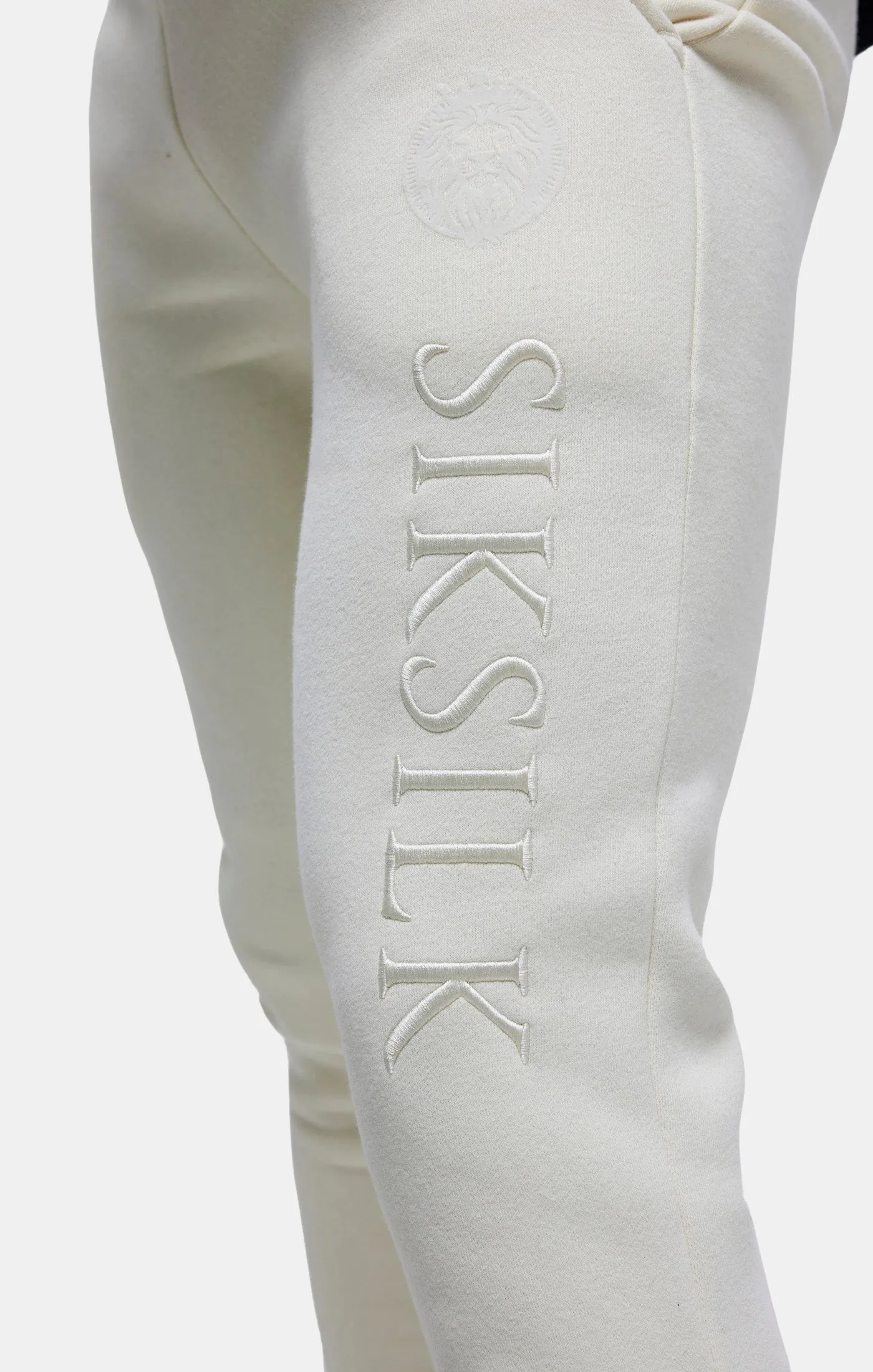 Messi x SikSilk Ecru Embroidered Cuff Pant sold by Siksilk product image thumbnail 2