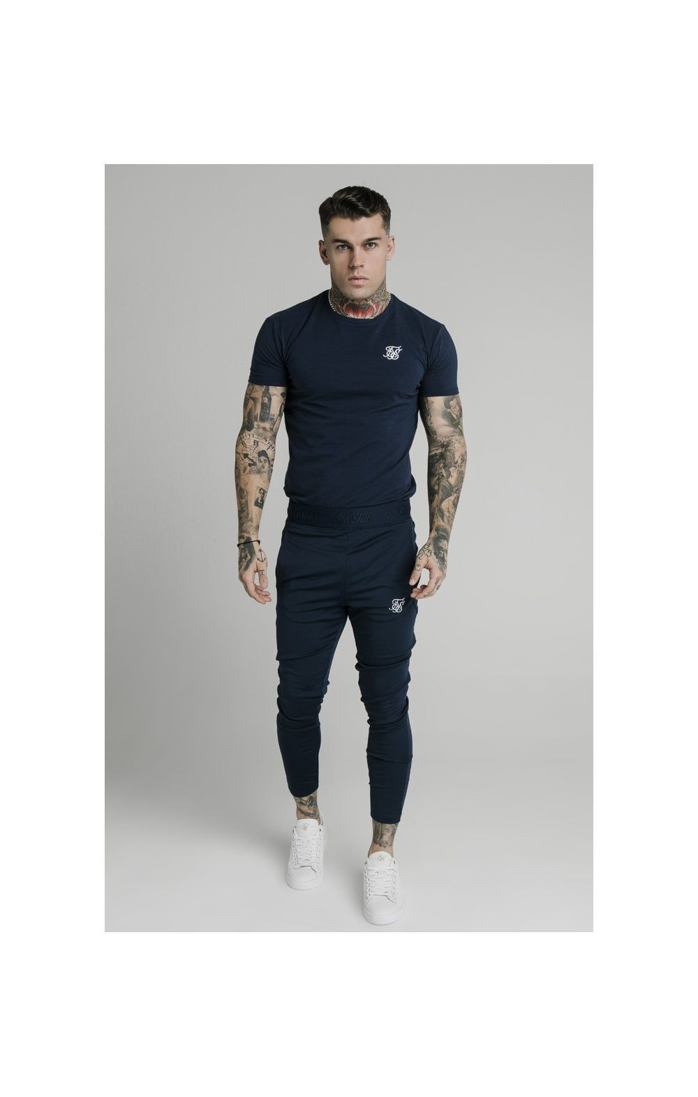 Navy Agility Track Pant sold by Siksilk product image thumbnail 5