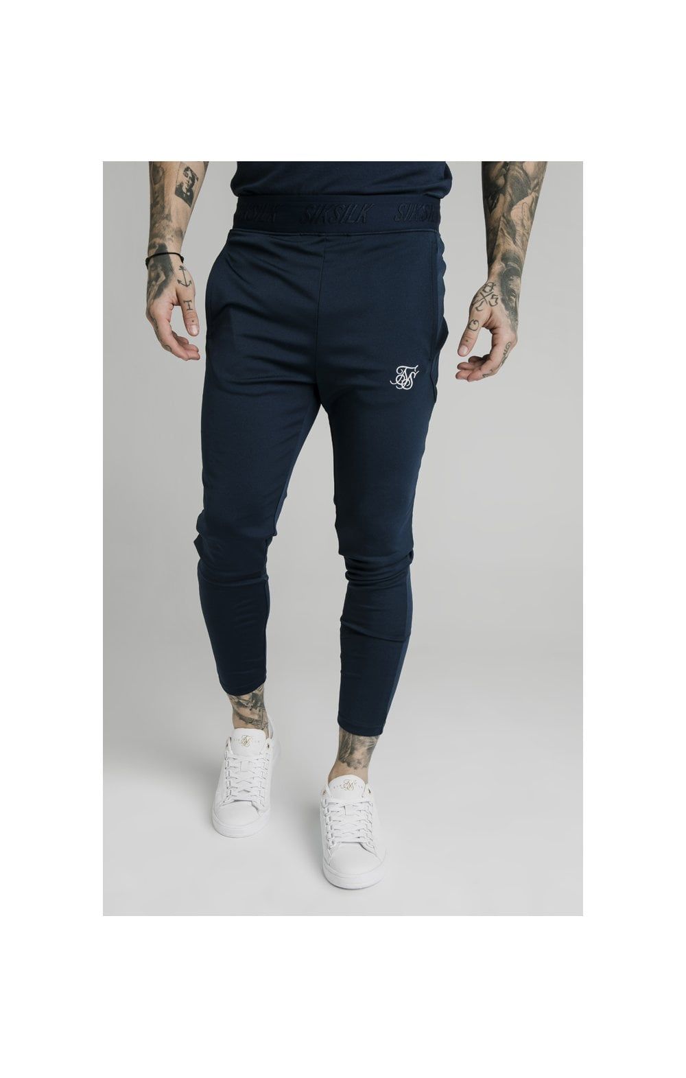 Navy Agility Track Pant sold by Siksilk product image thumbnail 2