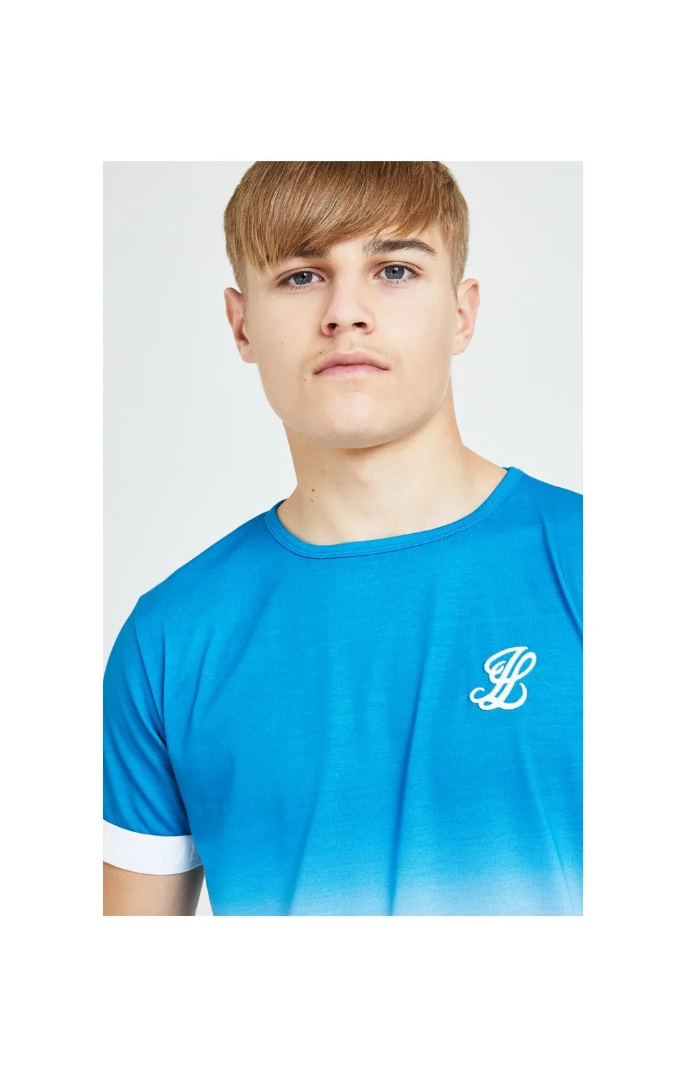 Illusive London Elevate Tech Tee - Blue & White sold by Siksilk product image thumbnail 2