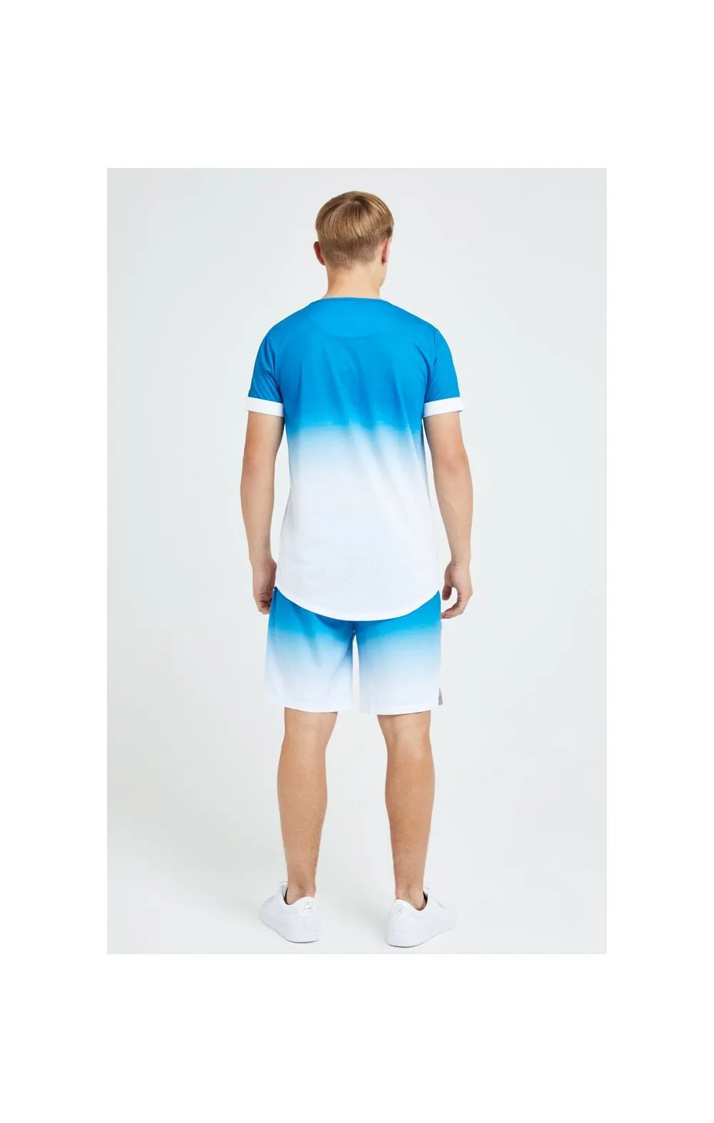 Illusive London Elevate Tech Tee - Blue & White sold by Siksilk product image thumbnail 4