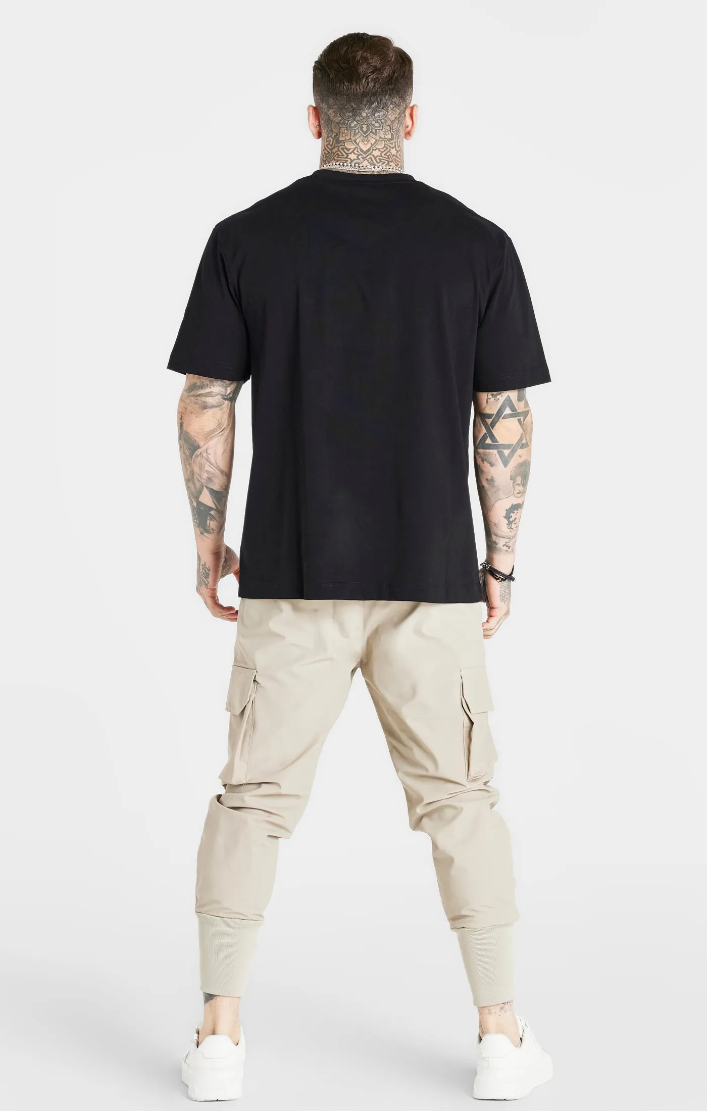 Beige Tech Cargo Pant sold by Siksilk product image thumbnail 5