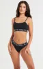 Black Strap Bralette sold by Siksilk