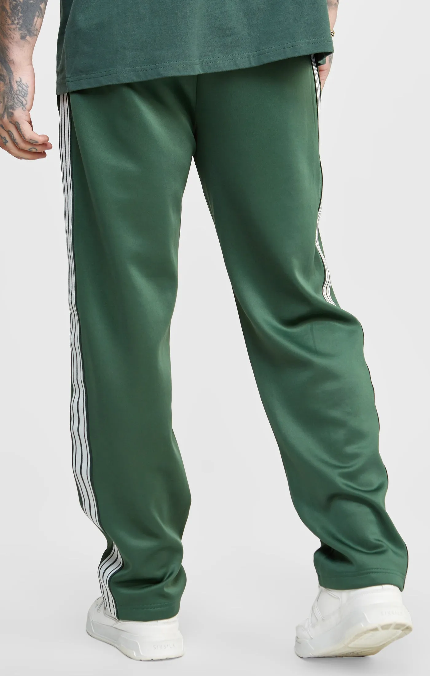 Green Smart Straight Leg Track Pant sold by Siksilk product image thumbnail 4