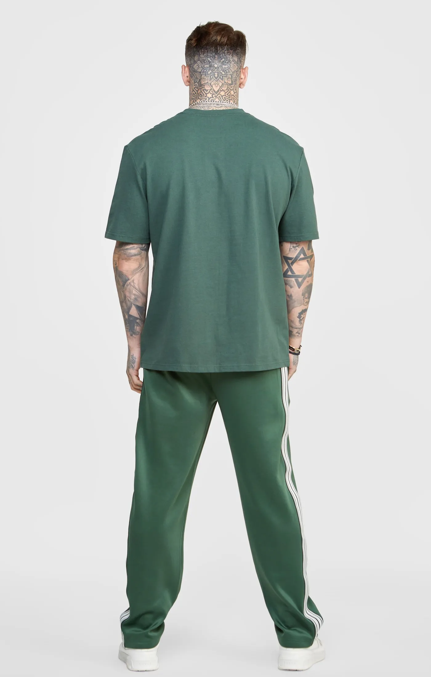 Green Smart Straight Leg Track Pant sold by Siksilk product image thumbnail 5