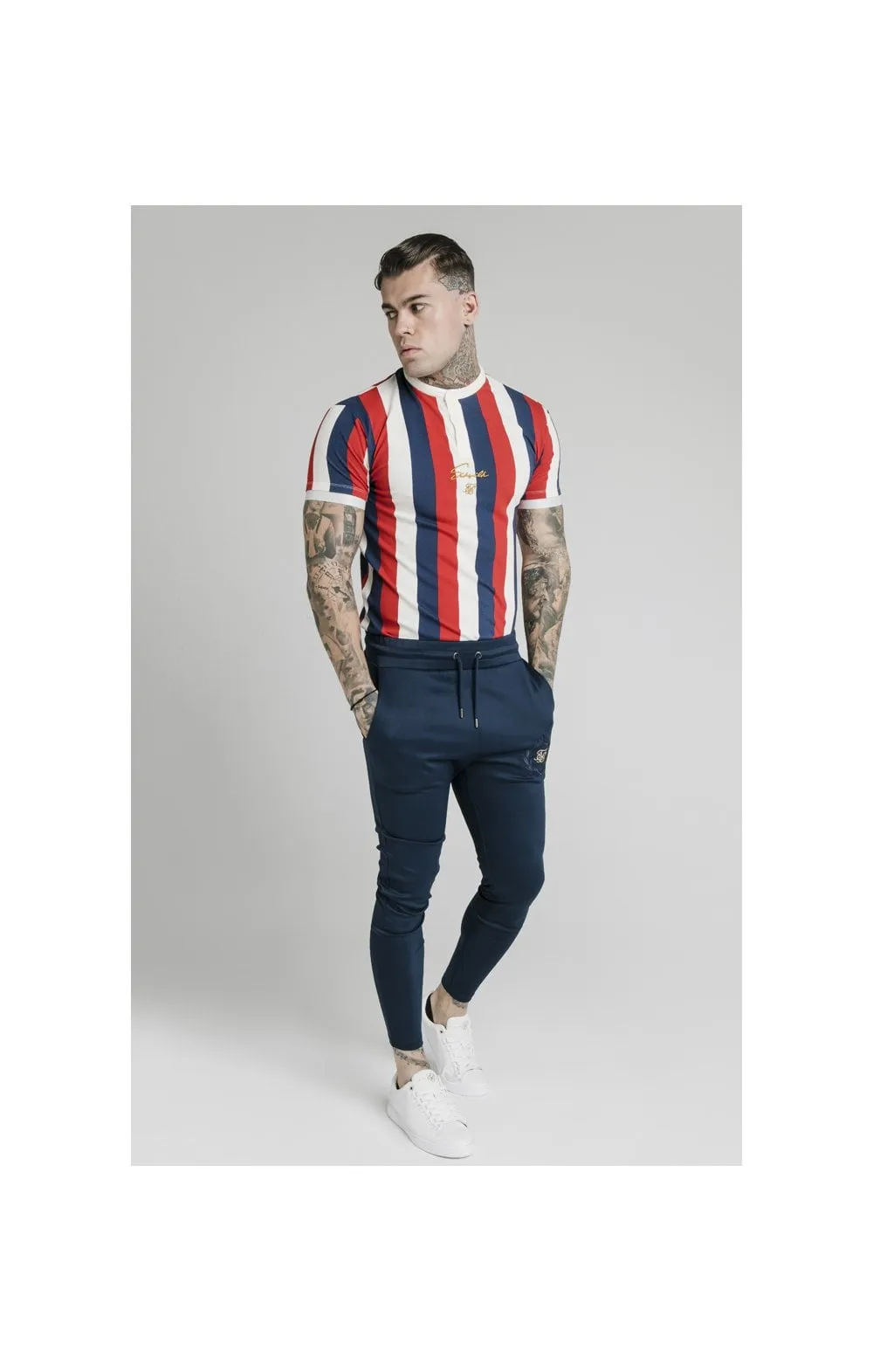 SikSilk Athlete Track Pants - Navy sold by Siksilk product image thumbnail 5