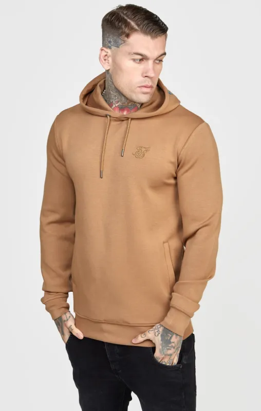 Brown Embroided Hoodie sold by Siksilk