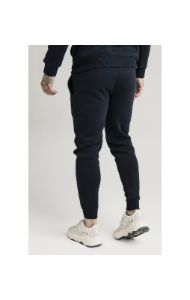 Navy Muscle Fit Jogger sold by Siksilk
