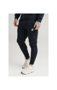 Navy Muscle Fit Jogger sold by Siksilk