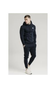 Navy Muscle Fit Jogger sold by Siksilk
