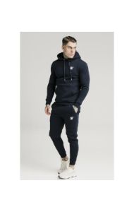 Navy Muscle Fit Jogger sold by Siksilk