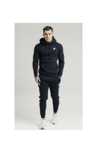 Navy Muscle Fit Jogger sold by Siksilk