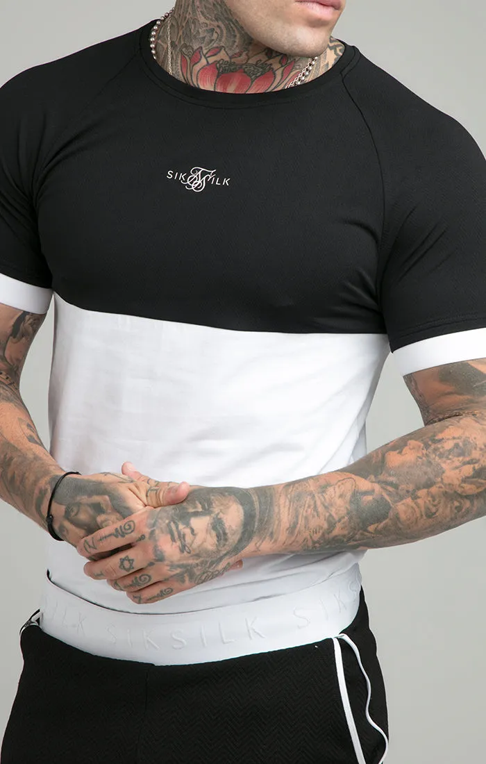 Black Elastic Cuff T-Shirt sold by Siksilk product image thumbnail 2