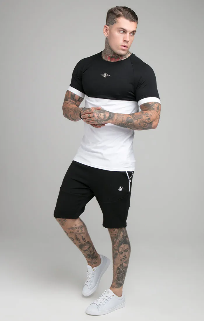 Black Elastic Cuff T-Shirt sold by Siksilk product image thumbnail 3