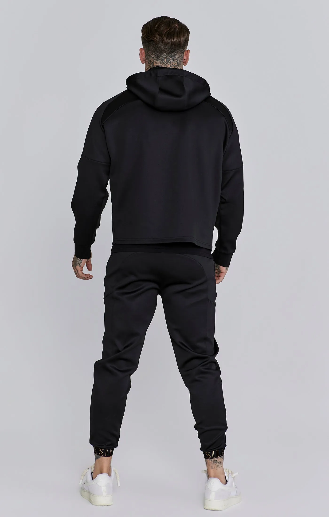 Black Full Zip Hoodie sold by Siksilk product image thumbnail 5
