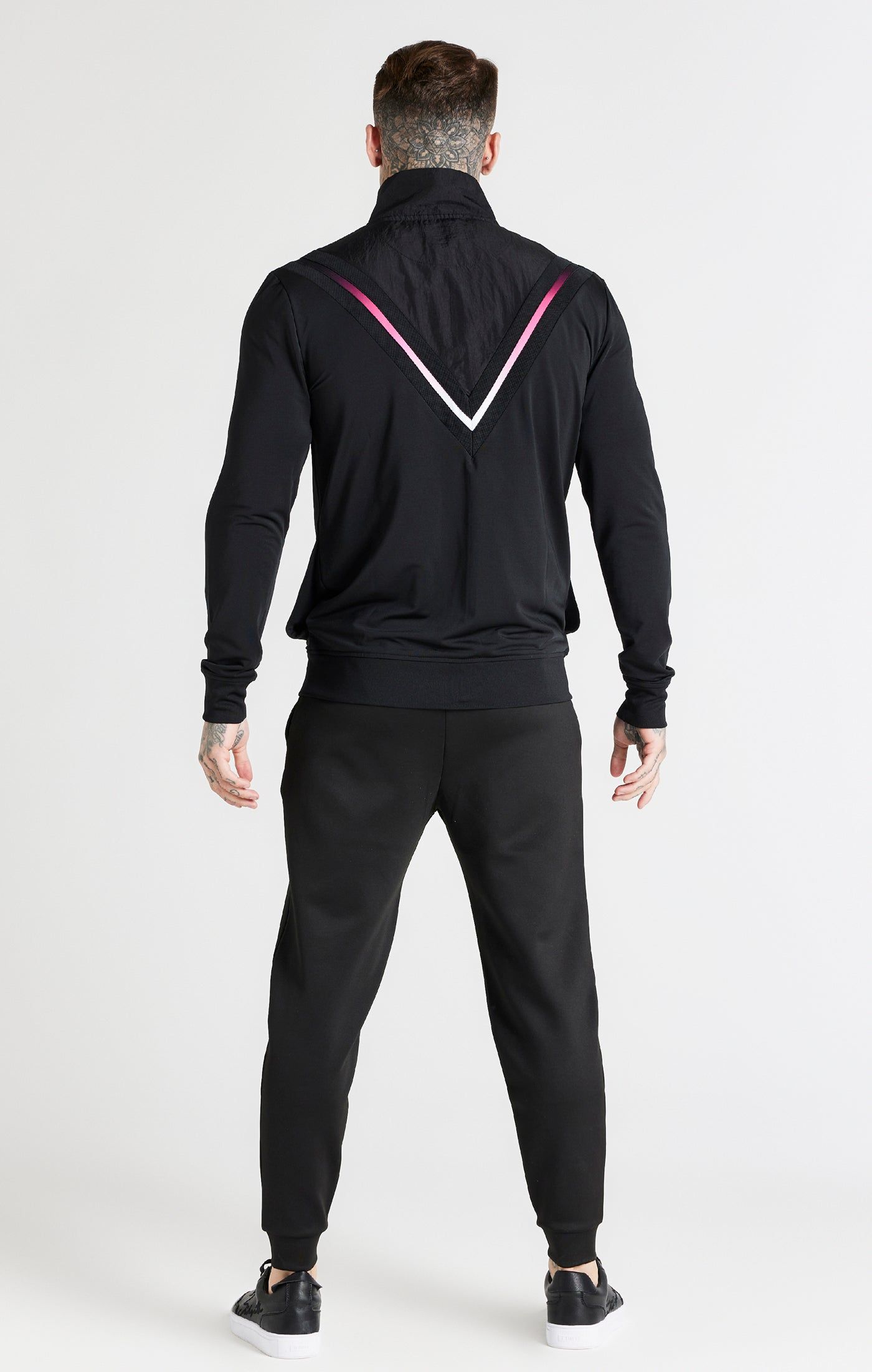 Black Fade Quarter Zip Funnel sold by Siksilk product image thumbnail 5