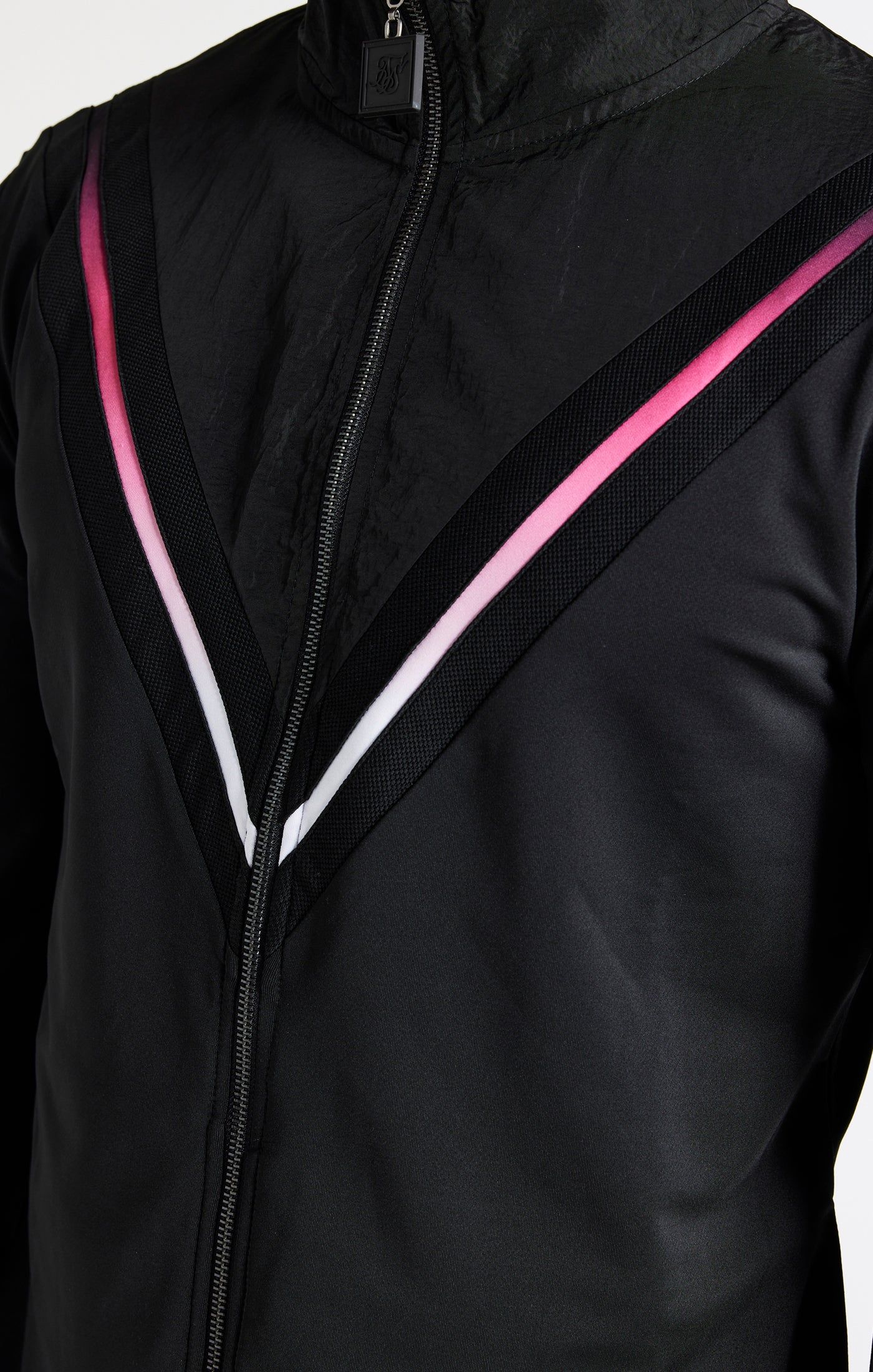 Black Fade Quarter Zip Funnel sold by Siksilk product image thumbnail 2