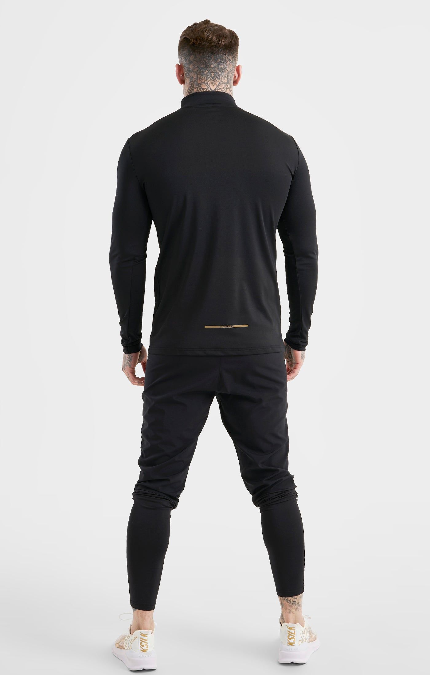 Black Sports Zip Thru sold by Siksilk product image thumbnail 5