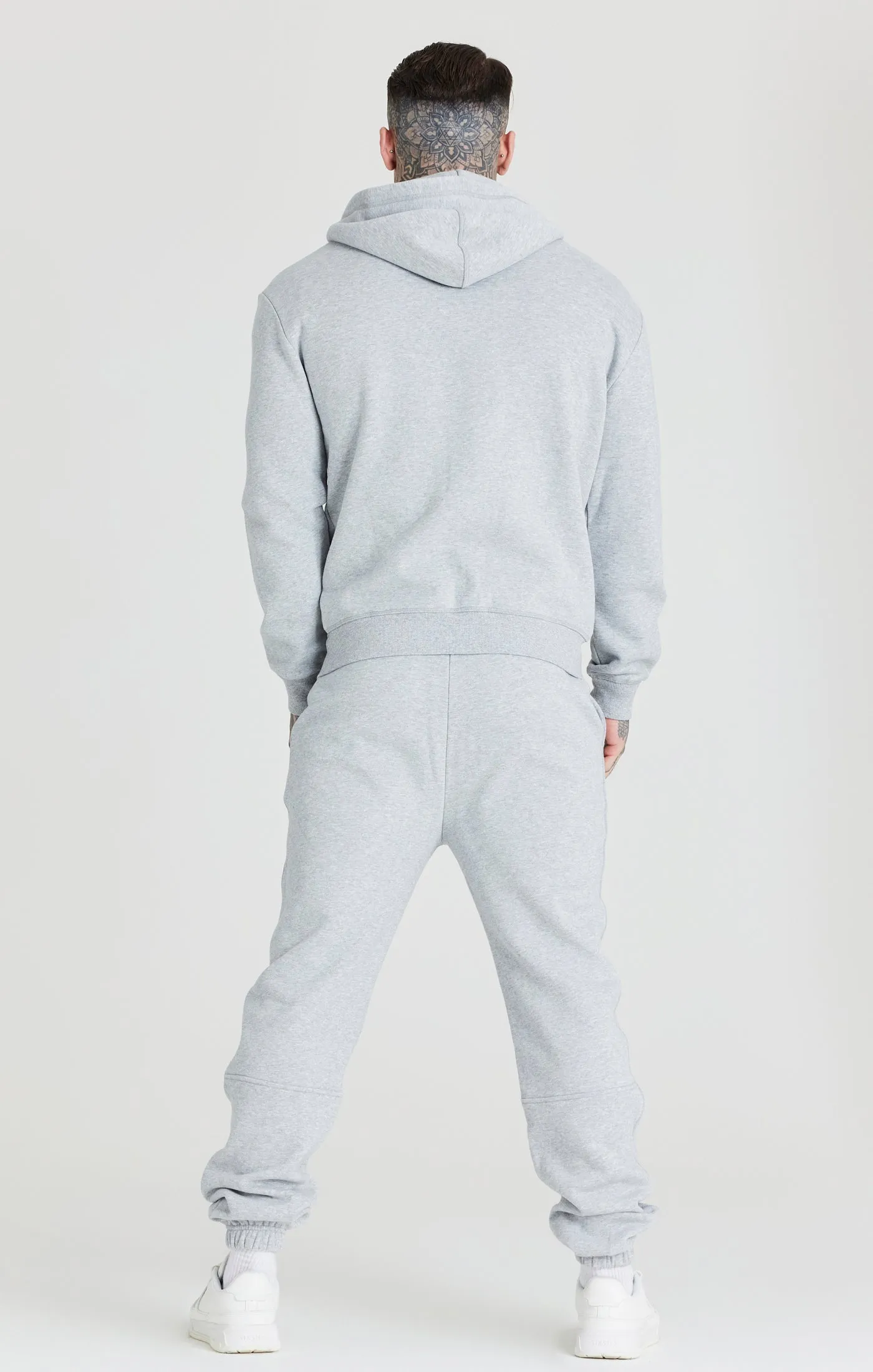 Grey Foundation Zip Through Hoodie sold by Siksilk product image thumbnail 5