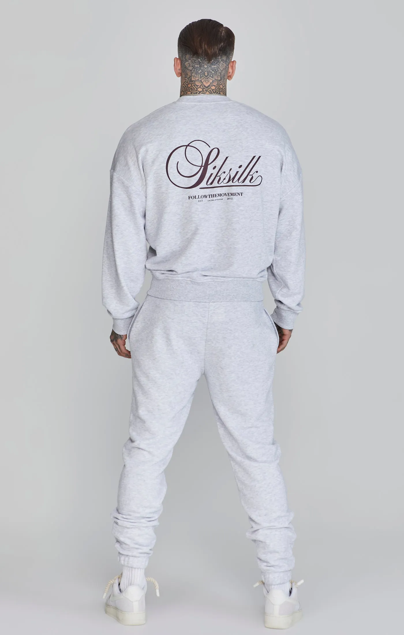 Snow Marl Logo Joggers sold by Siksilk product image thumbnail 5