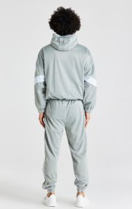 Grey Tape Thru Track Pant sold by Siksilk