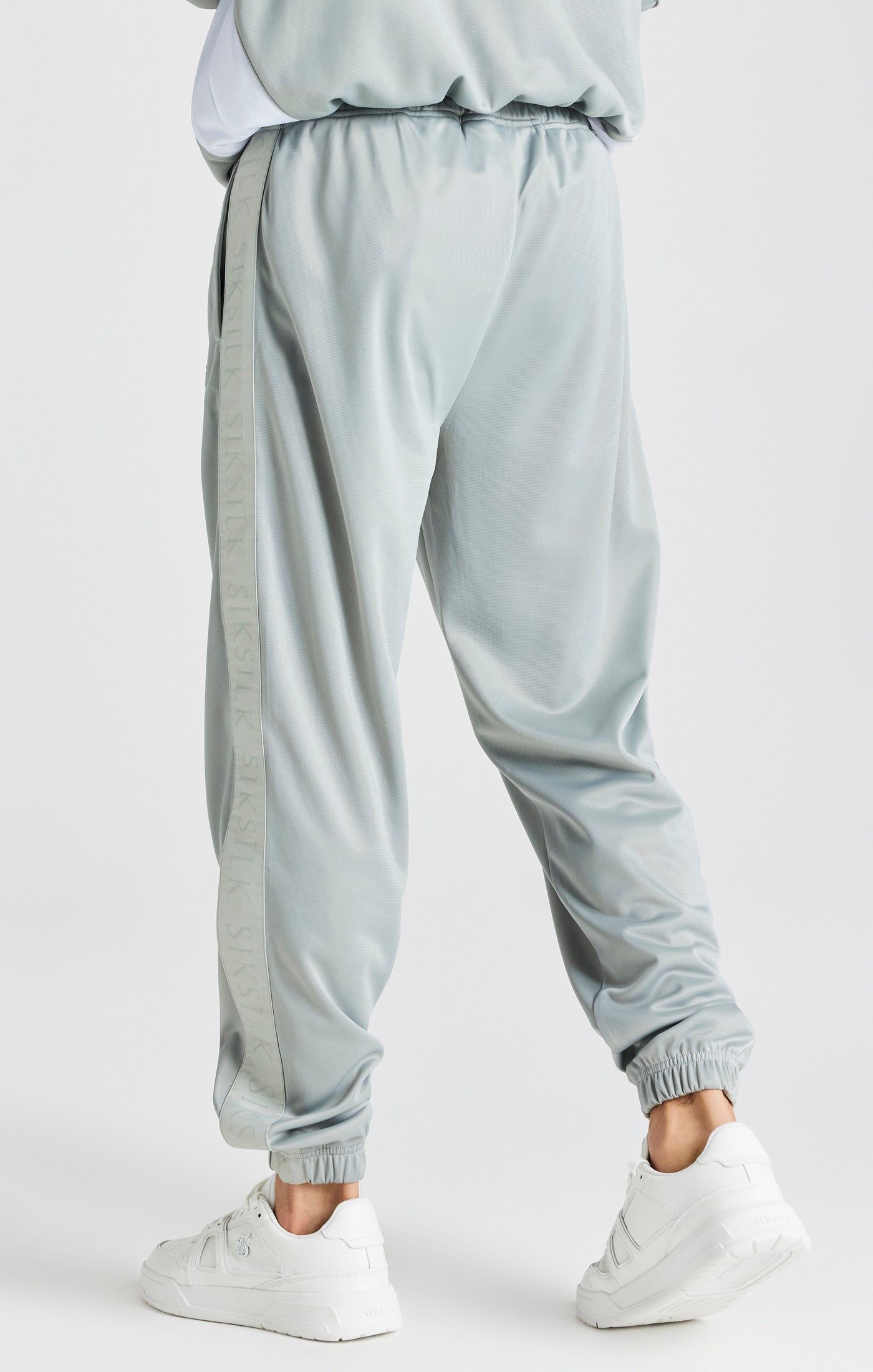 Grey Tape Thru Track Pant sold by Siksilk product image thumbnail 5