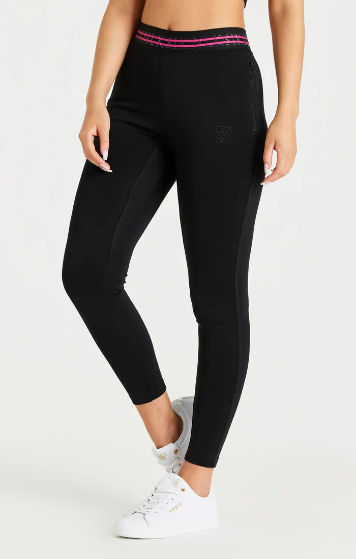 Black Tape Track Pant sold by Siksilk