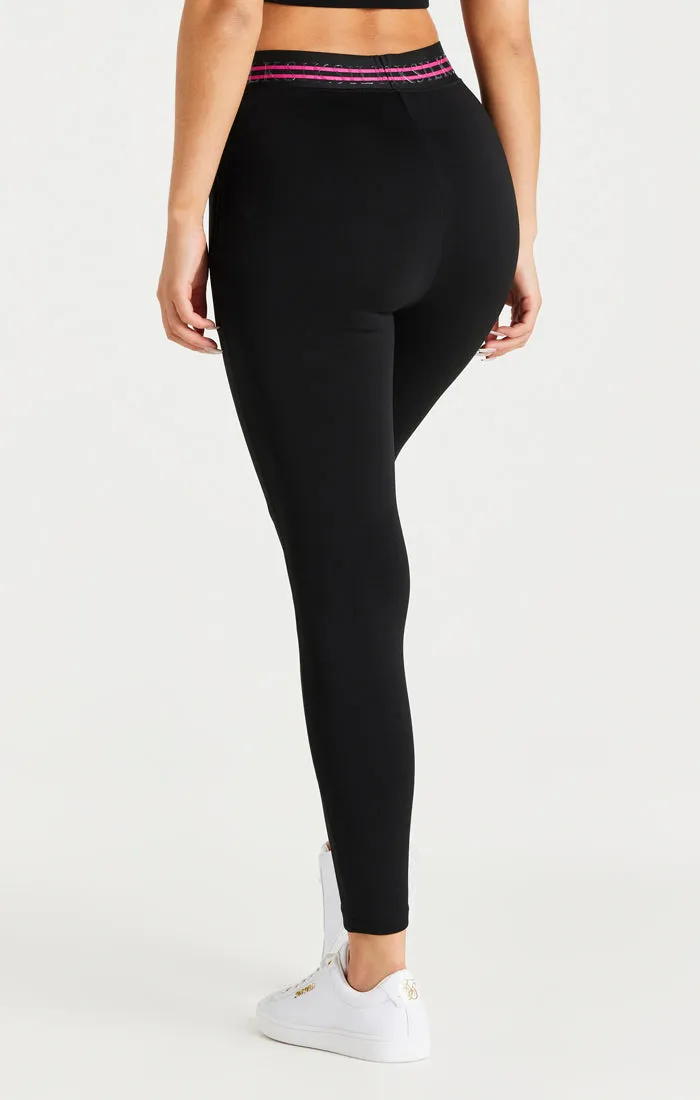 Black Tape Track Pant sold by Siksilk product image thumbnail 3