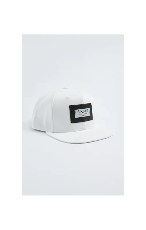 White Pu Snapback sold by Siksilk