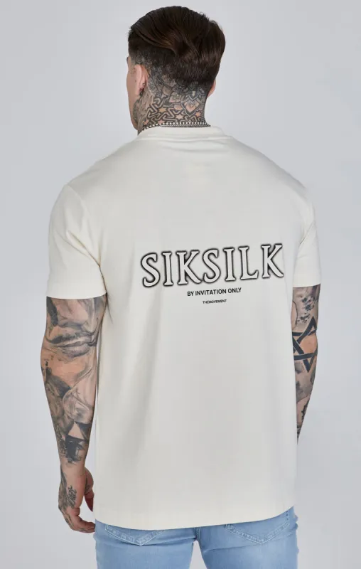 Ecru Graphic T-Shirt sold by Siksilk