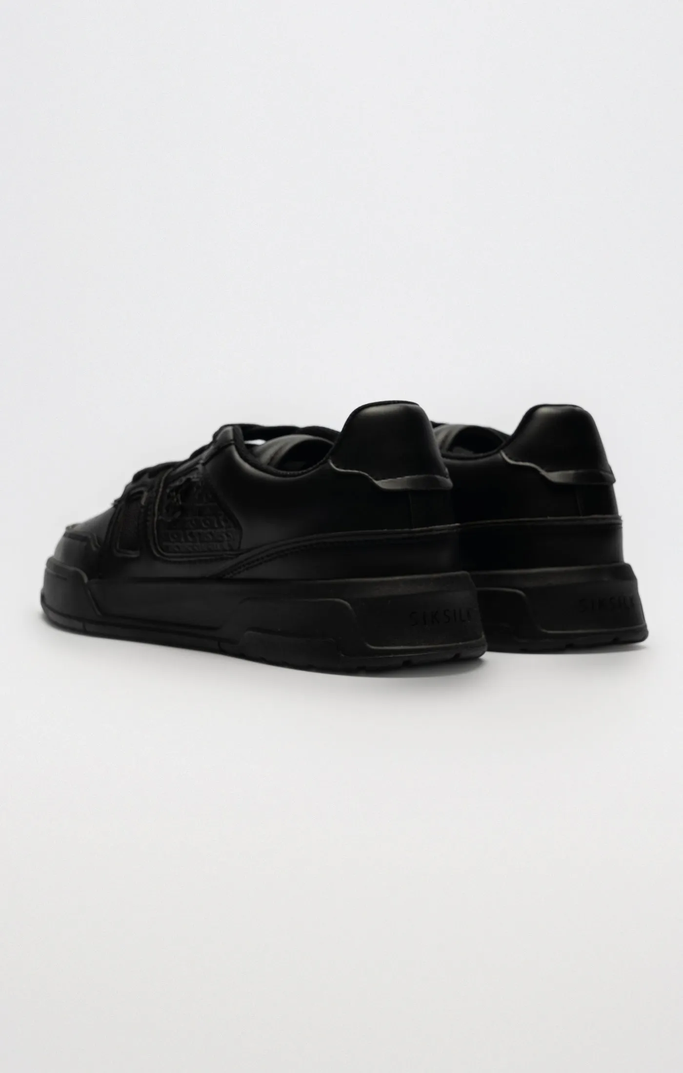 Black Low Top Court Trainer sold by Siksilk product image thumbnail 5