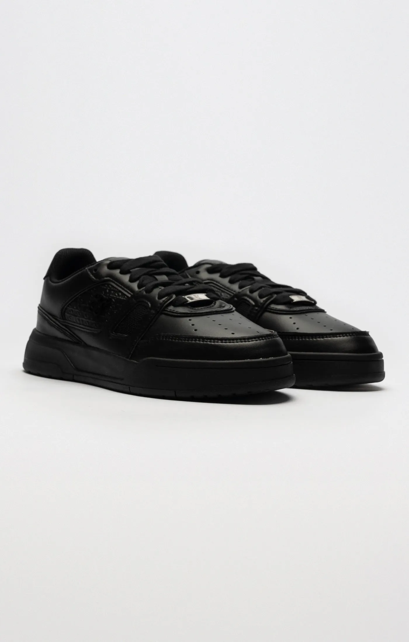 Black Low Top Court Trainer sold by Siksilk product image thumbnail 4