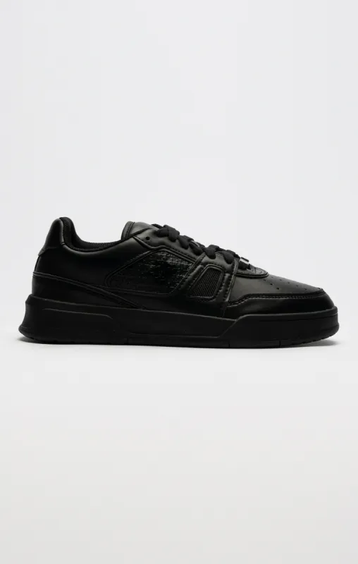 Black Low Top Court Trainer sold by Siksilk