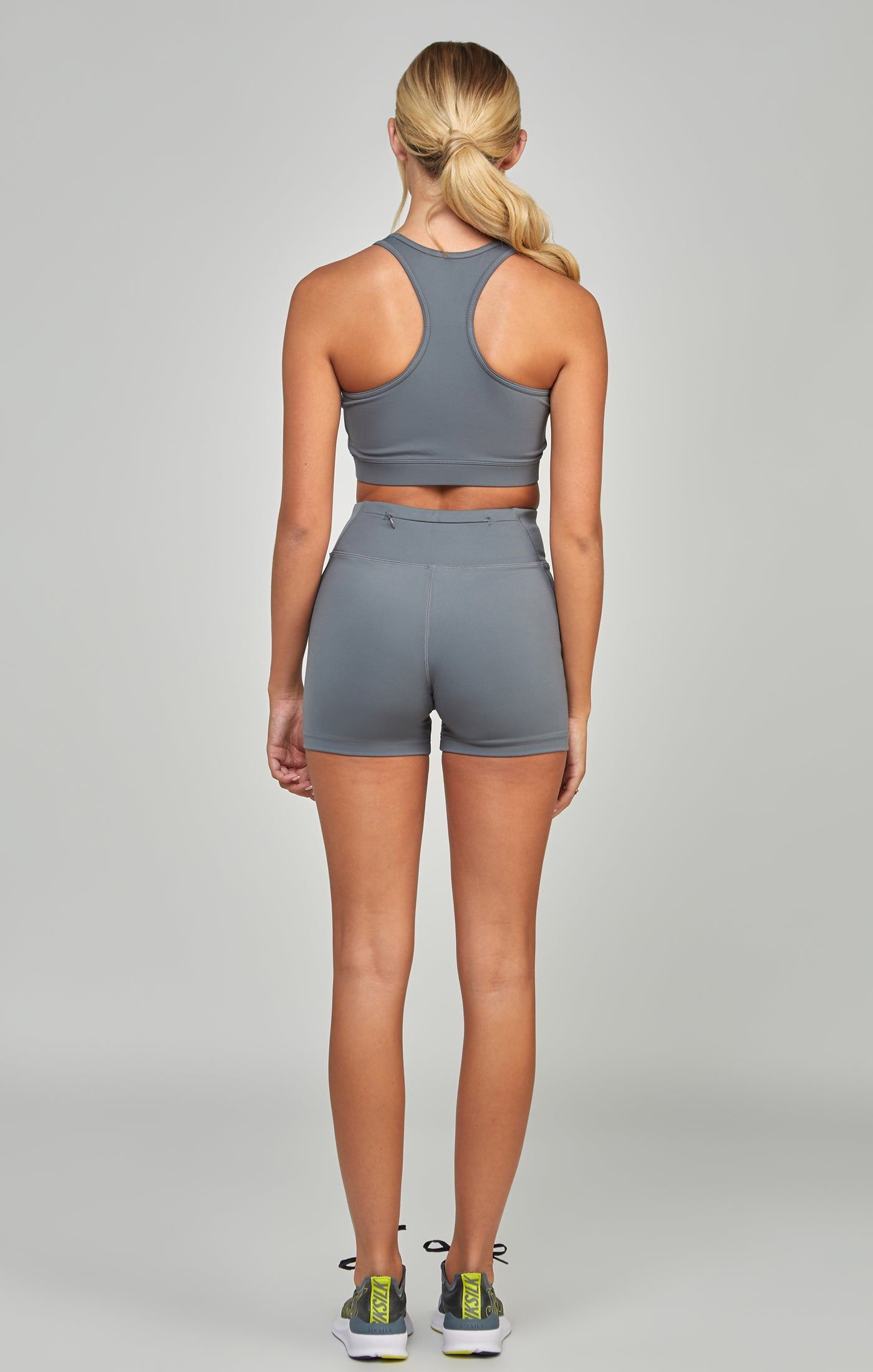 Grey Sports Essential Booty Short sold by Siksilk product image thumbnail 5