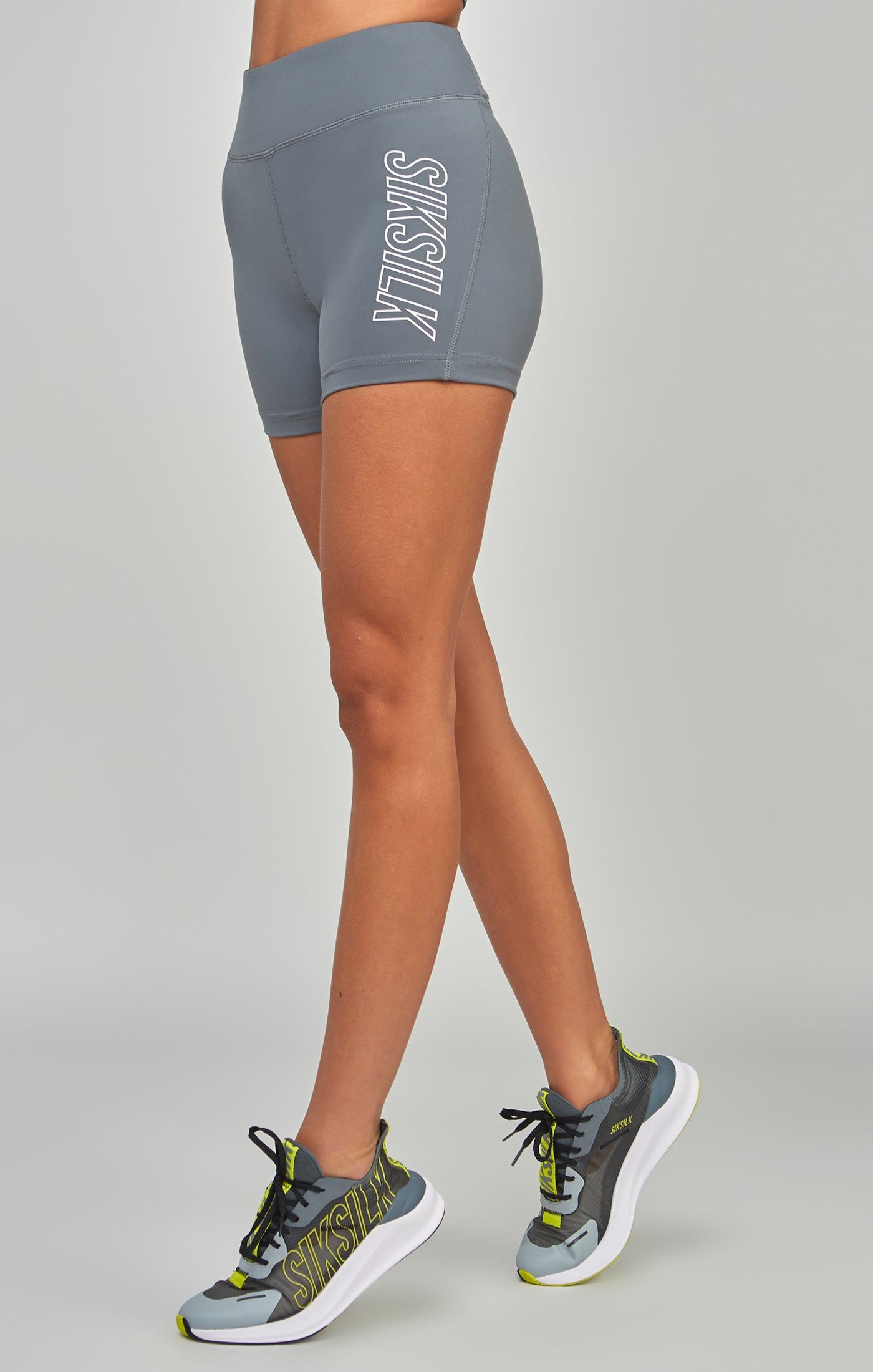 Grey Sports Essential Booty Short sold by Siksilk