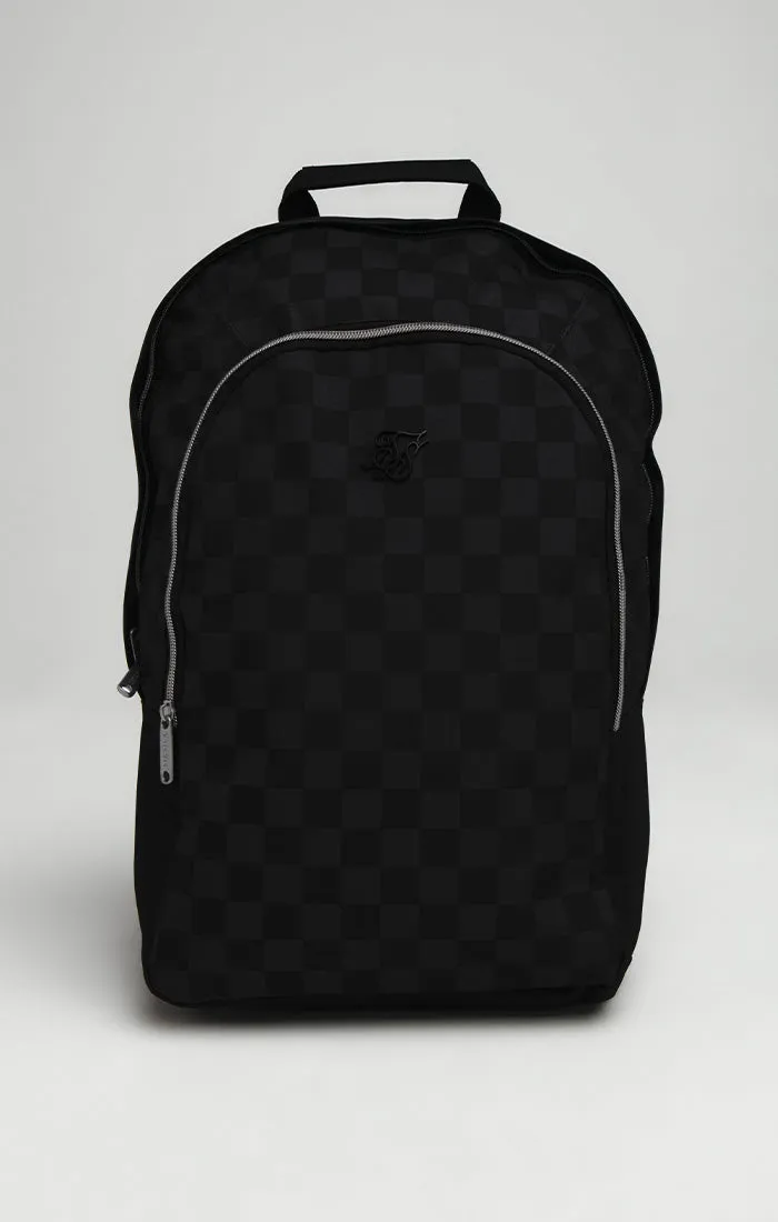 SikSilk Core Check Backpack - Black sold by Siksilk
