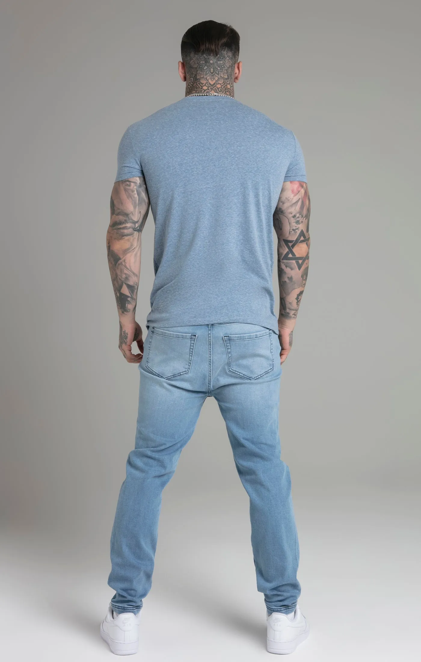 Blue Marl T-Shirt sold by Siksilk product image thumbnail 5