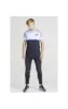 Illusive London Tie Dye Fade Tee - Grey,Navy & white sold by Siksilk