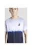 Illusive London Tie Dye Fade Tee - Grey,Navy & white sold by Siksilk