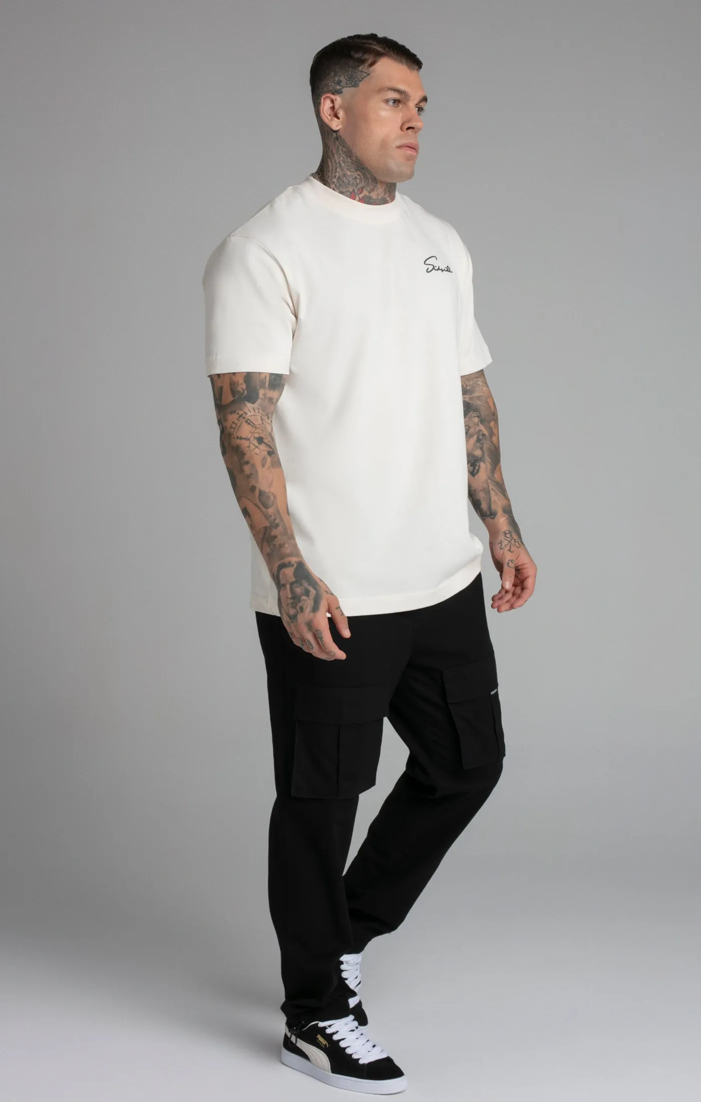 Script T-Shirt sold by Siksilk product image thumbnail 4