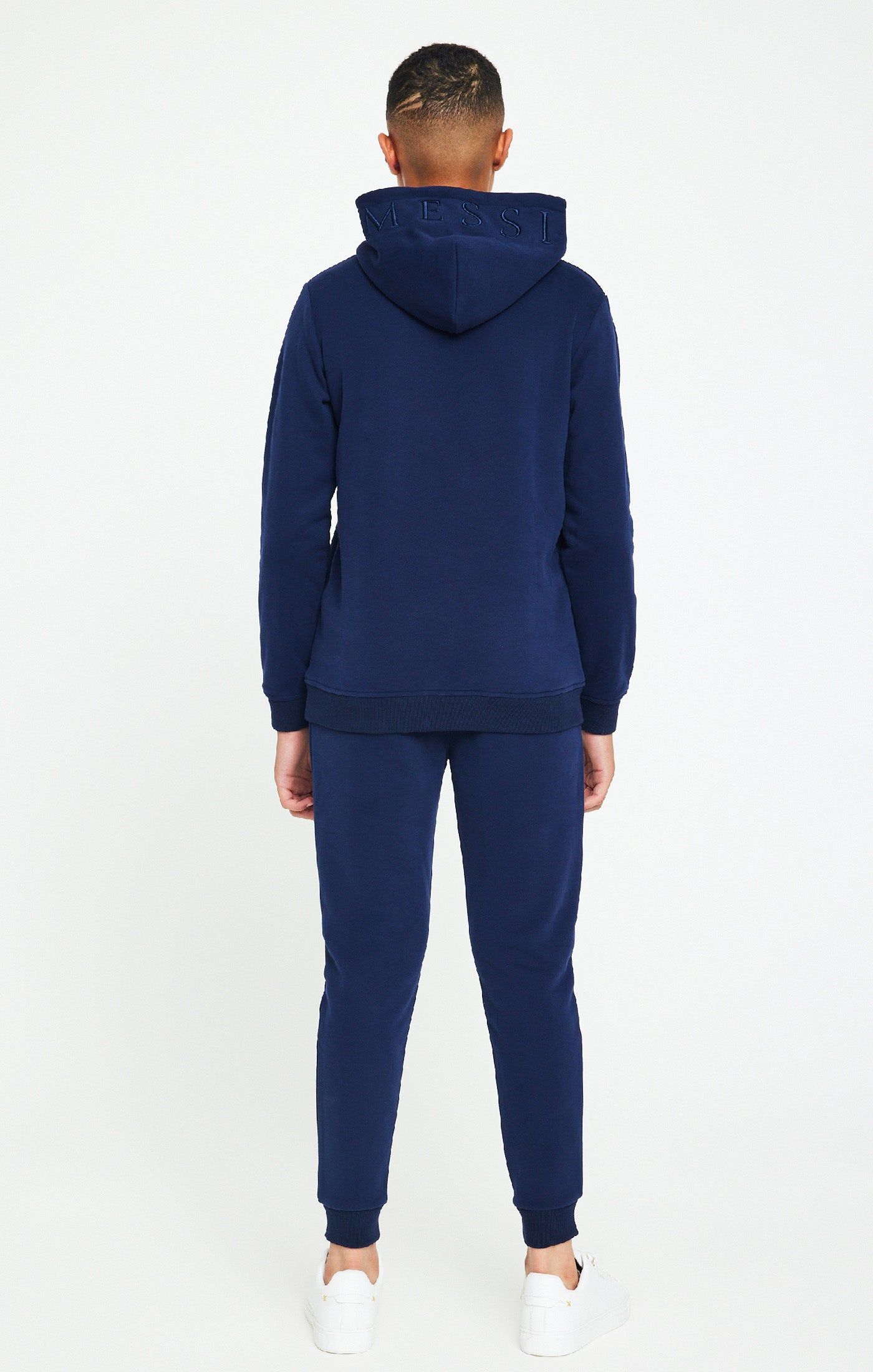 Boys Messi x SikSilk Navy Fleece Overhead Hoodie sold by Siksilk product image thumbnail 5