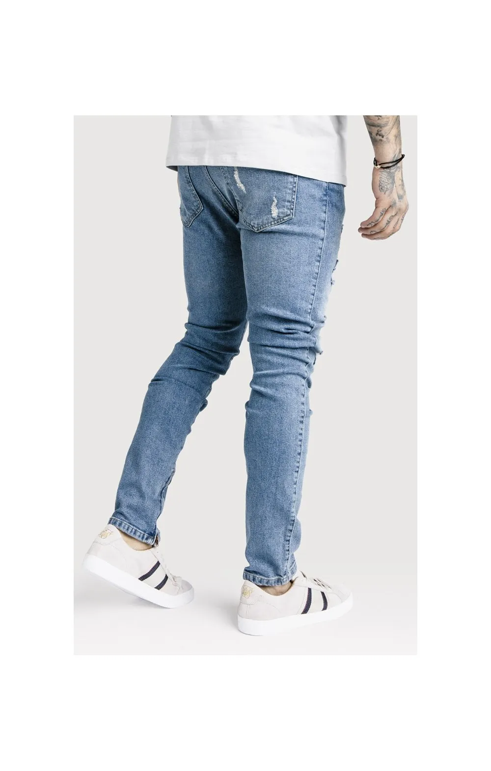 SikSilk Vintage Denim - Blue sold by Siksilk product image thumbnail 4